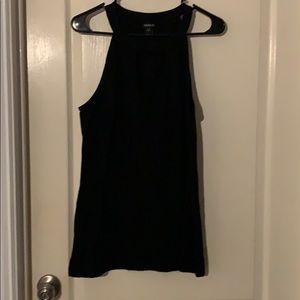 1 Torrid black v cut tank top